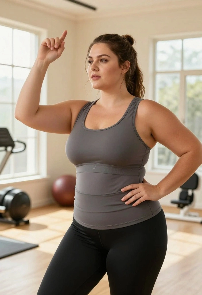 20 Plus Size Workout Outfits That Are Supportive, Stylish, and Actually Comfortable - 2. Stylish Tank Tops with Built-in Bras 1