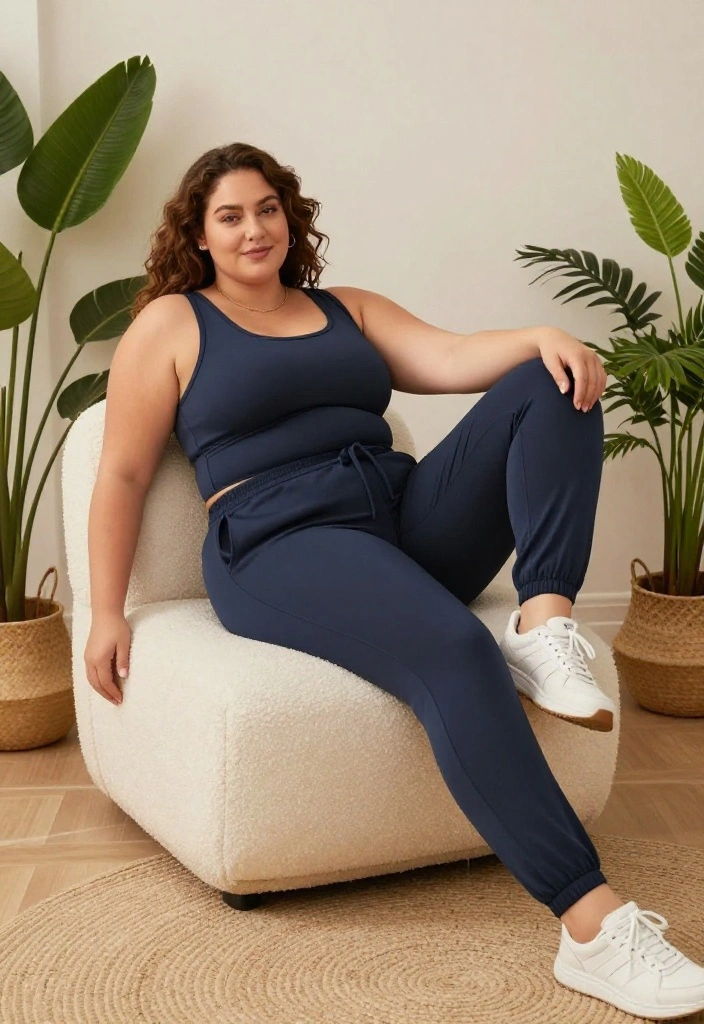 20 Plus Size Workout Outfits That Are Supportive, Stylish, and Actually Comfortable - 20. Relaxed Fit Joggers 1