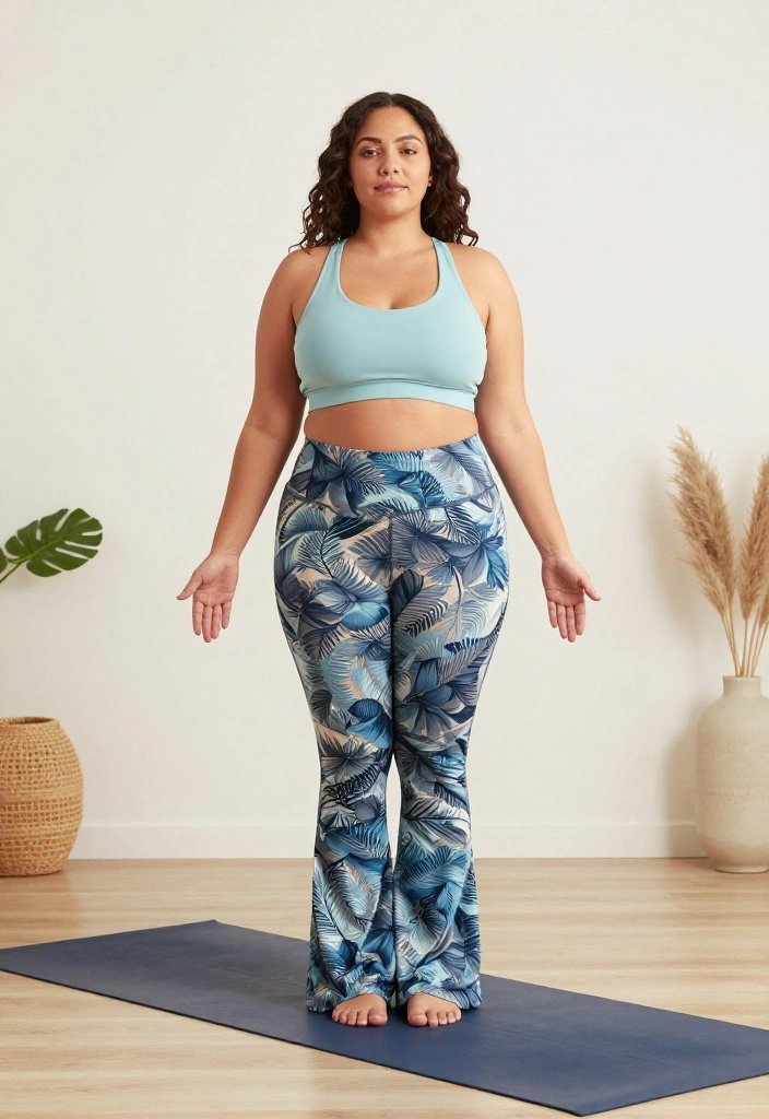 20 Plus Size Workout Outfits That Are Supportive, Stylish, and Actually Comfortable - 9. Yoga Pants with a Flare 1