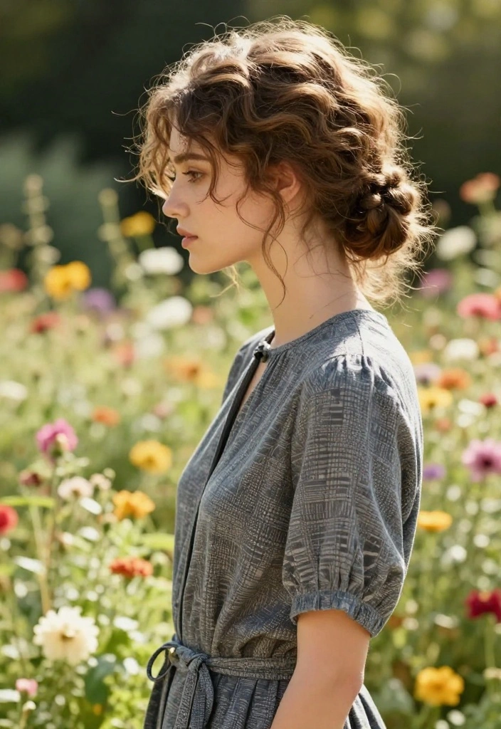 20 Quick Hot Weather Hairstyles Specially for Frizzy Hair Types - 15. Quick Tucked Updo 1