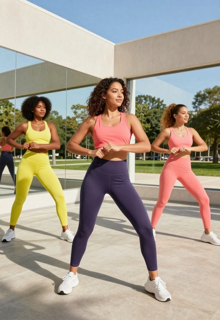 20 Summer Workout Outfits That Work for Both Indoor and Outdoor Exercise - 1. Bright and Breezy Crop Tops with High-Waisted Leggings 1