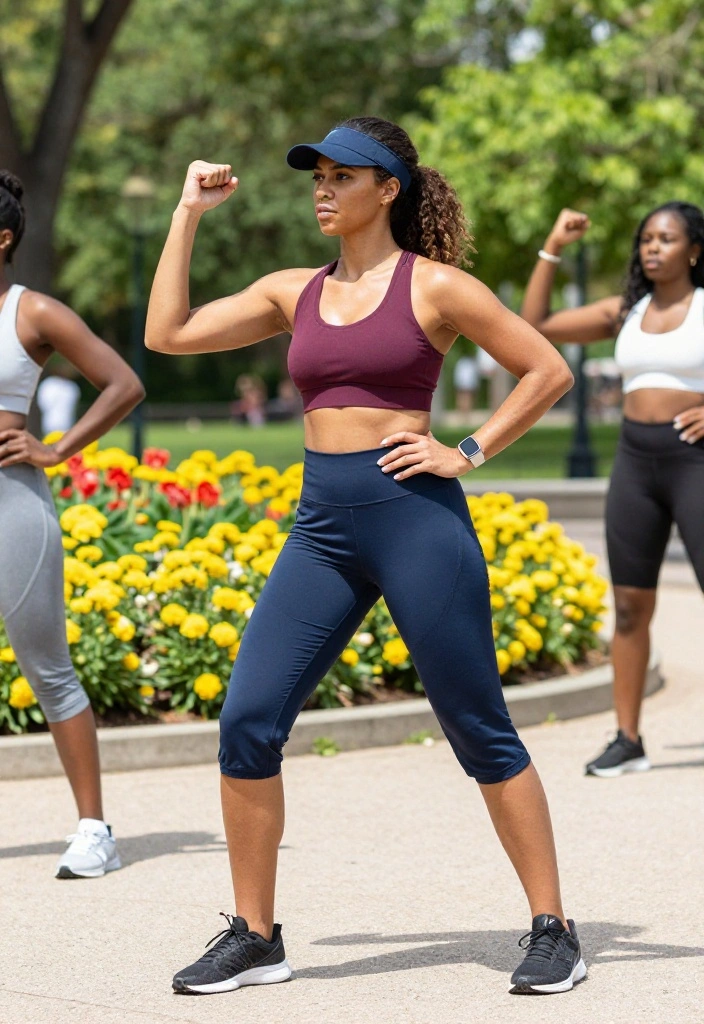 20 Summer Workout Outfits to Keep You Cool and Stylish in the Heat - 19. Stylish Capris for a Chic Summer Look 1