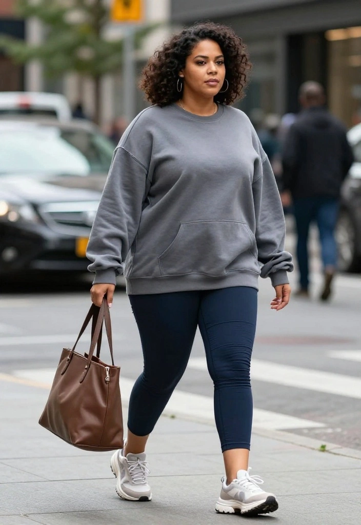 20 Ways to Style a Baggy Workout Outfit So It Looks Effortlessly Cool - 10. Go for Comfortable Footwear 1