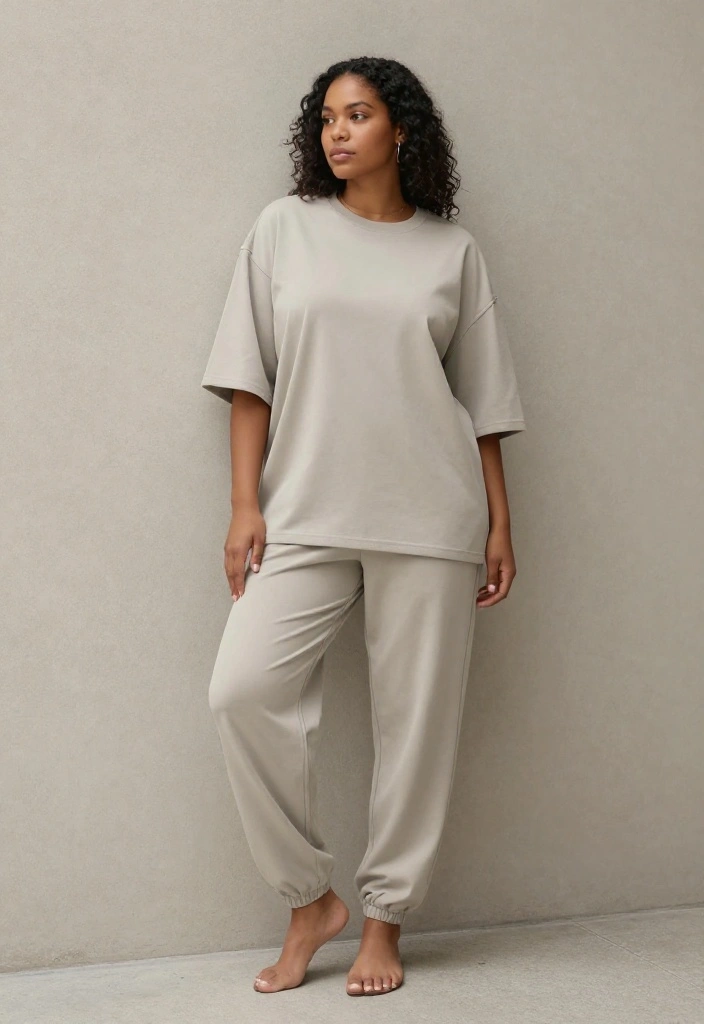 20 Ways to Style a Baggy Workout Outfit So It Looks Effortlessly Cool - 16. Opt for Minimalist Styles 1