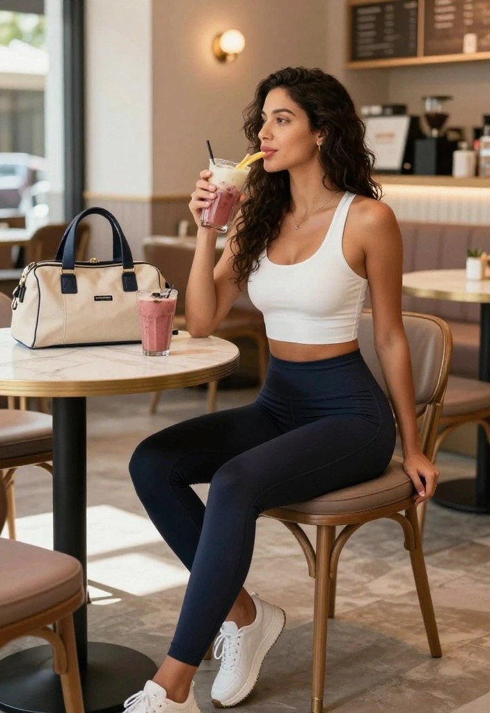 20 Workout Outfit Aesthetic Ideas to Transform Your Gym Look in 2026 - 8. Chic Athleisure 1