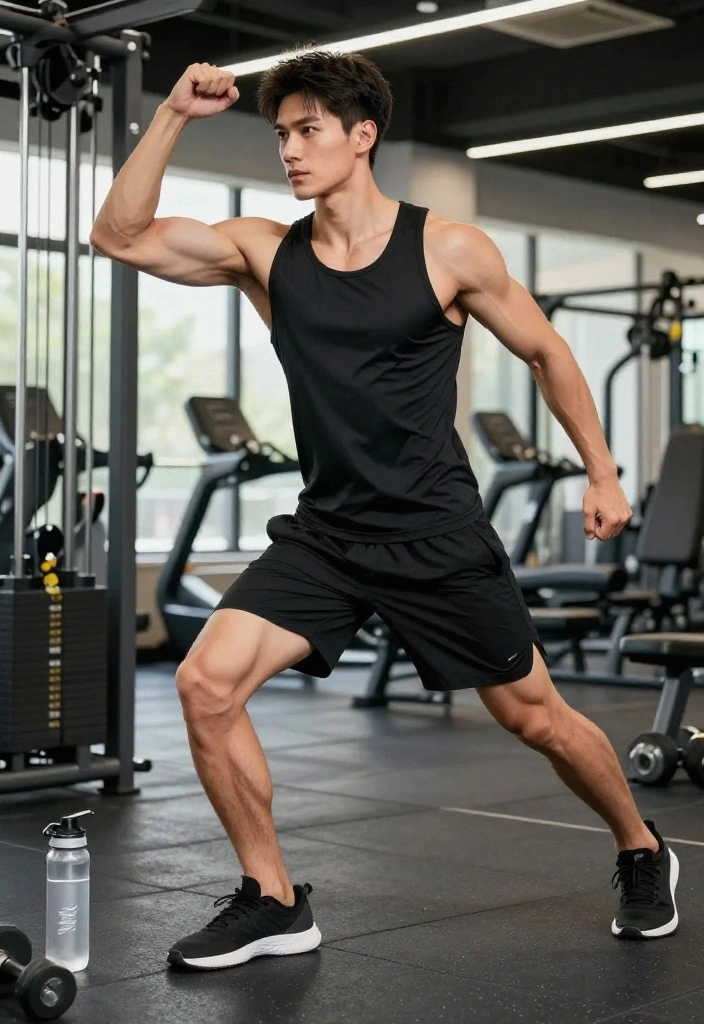 20 Workout Outfits for Men That Hit the Right Balance of Comfort and Style - 1. The Classic Gym Look 1