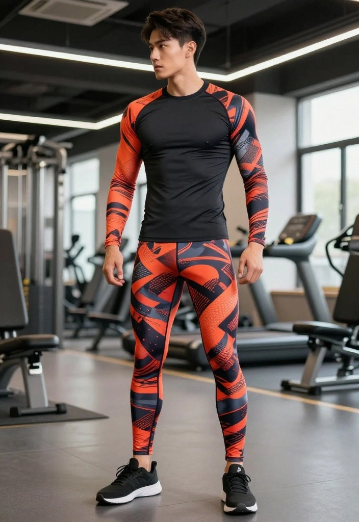 20 Workout Outfits for Men That Hit the Right Balance of Comfort and Style - 11. Stylish Compression Wear 1