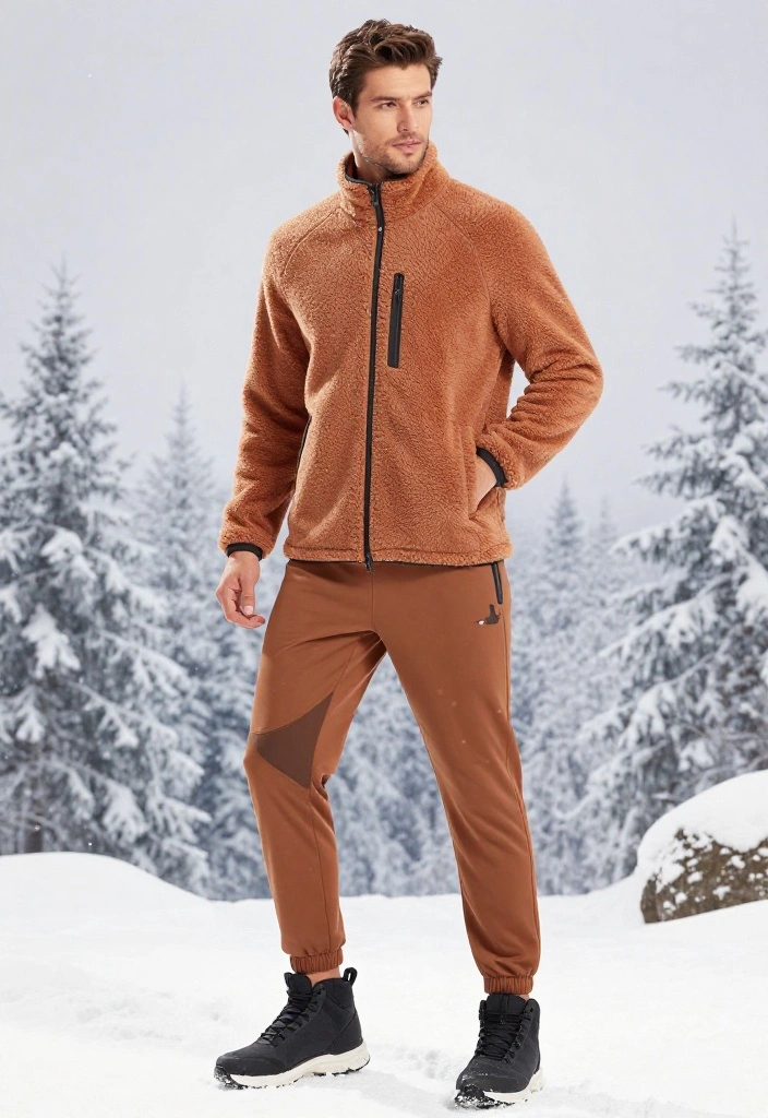 20 Workout Outfits for Men That Hit the Right Balance of Comfort and Style - 14. Bold Layers for Cold Weather 1