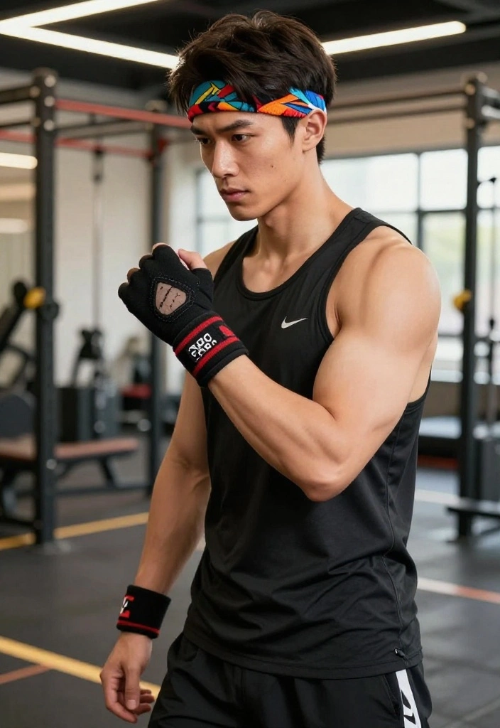 20 Workout Outfits for Men That Hit the Right Balance of Comfort and Style - 18. Stylish Accessories to Complete the Look 1