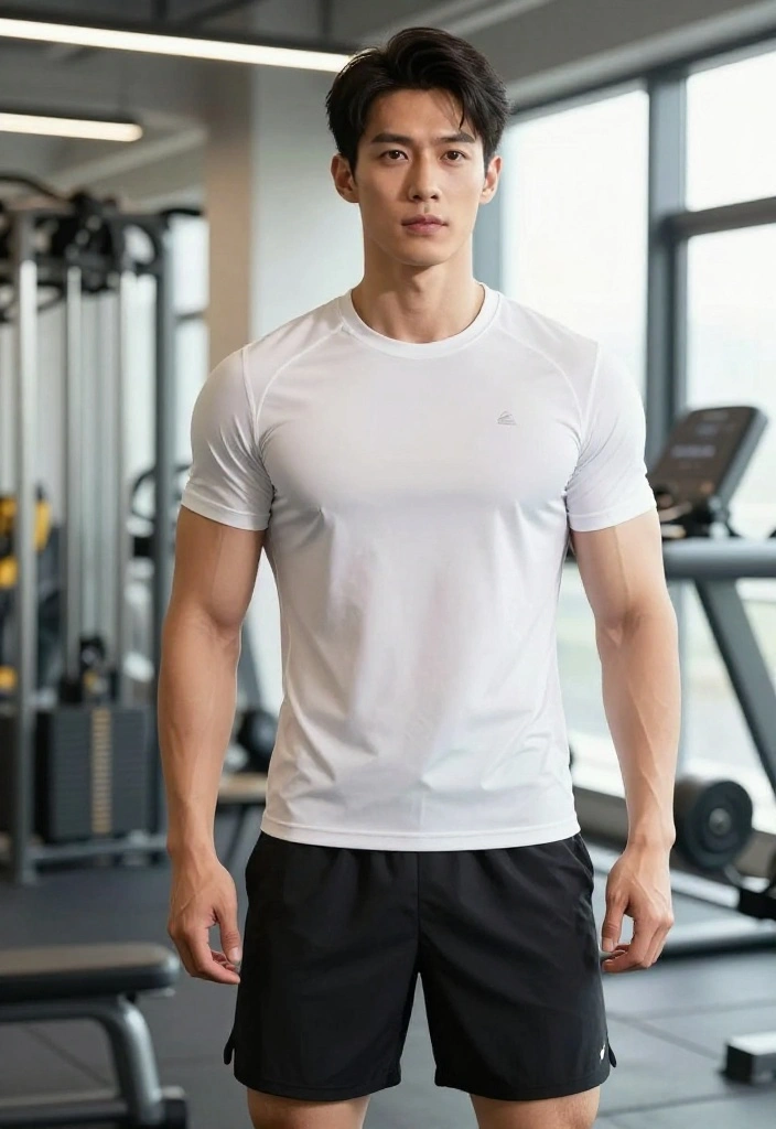 20 Workout Outfits for Men That Hit the Right Balance of Comfort and Style - 19. Focus on Fit for Maximum Comfort 1