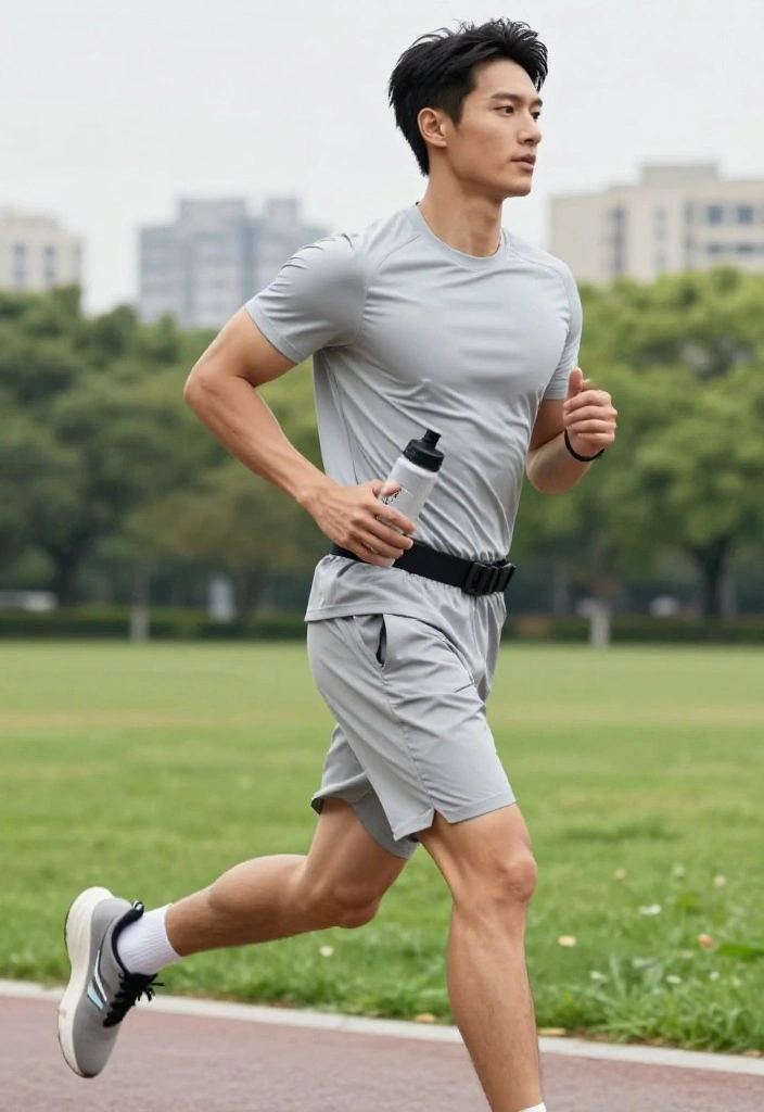 20 Workout Outfits for Men That Hit the Right Balance of Comfort and Style - 2. Casual Cool for Outdoor Running 1