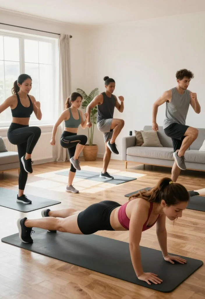 20 Workout Without Gym Ideas for Small Spaces Like Apartments, Hotels, and Dorm Rooms - 5. Tabata Training 1