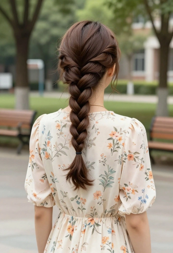 21 Braided Back to School Hairstyles for a Totally Unique Look - 3. Fishtail Braid 1