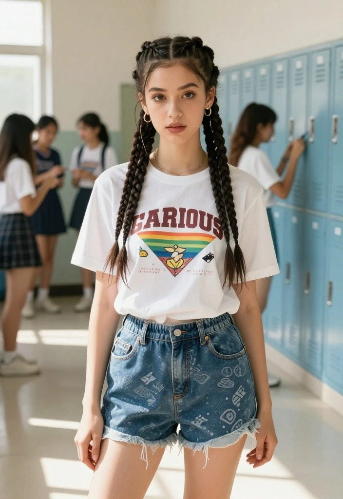 21 Braided Back to School Hairstyles for a Totally Unique Look - 5. Box Braids 1