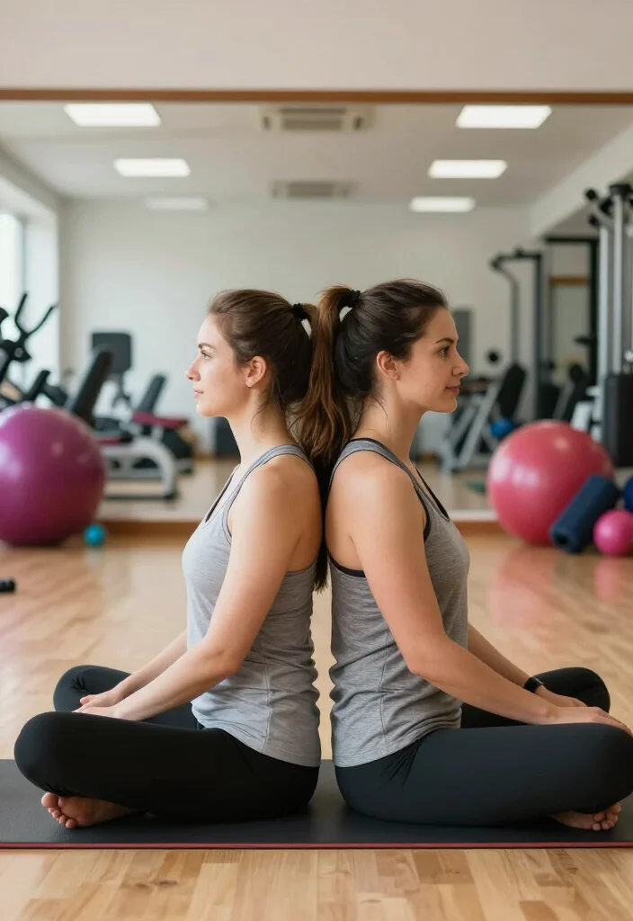 21 Couple Gym Routines You Can Do Side by Side for a Full Body Workout Together - 21. Partner Cool Down 1