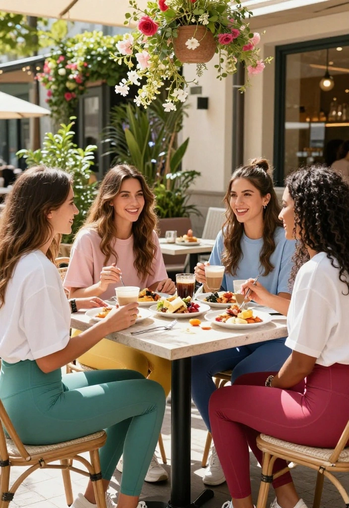 21 Cute Workout Outfits You Can Wear From the Gym Straight to Brunch - 1. The Classic Legging and Oversized Tee Combo 1