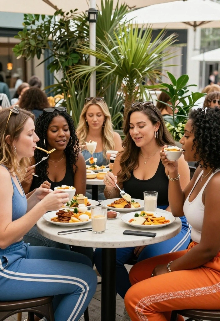 21 Cute Workout Outfits You Can Wear From the Gym Straight to Brunch - 16. Performance Tank with Stylish Sweatpants 1