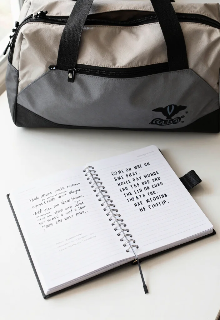 21 Gym Bag Essentials for Morning Workouts When You're Going Straight to Work After - 16. Notebook or Planner 1