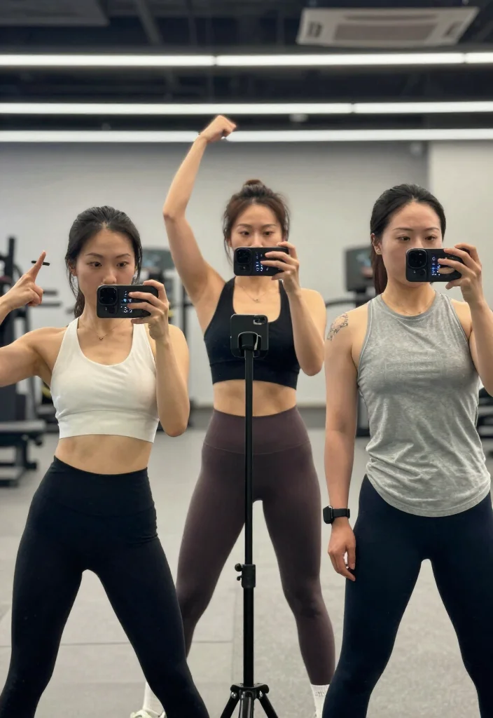 21 Gym Selfie Lighting Tips to Always Get the Perfect Shot No Matter Where You Are - 11. Use the Timer Feature 1