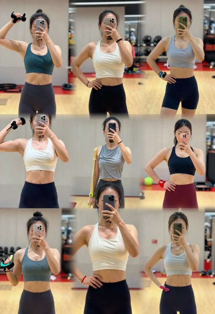 21 Gym Selfie Lighting Tips to Always Get the Perfect Shot No Matter Where You Are - 15. Use Props for Interest 1