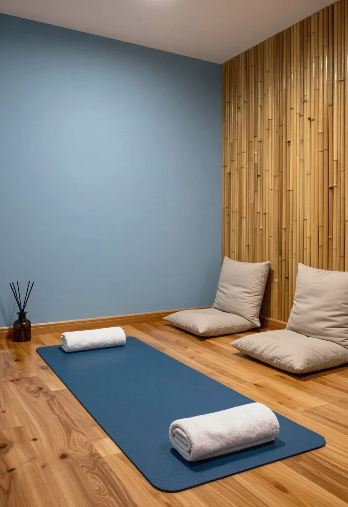 21 Home Gym Design Ideas That Look Stylish Enough to Make Your Guests Jealous - 13. Spa-Like Serenity 1