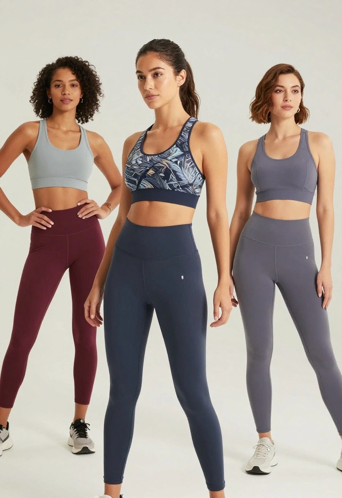 21 Modest Workout Outfit Ideas for Every Fitness Activity: Gym, Yoga, Running, and More - 14. Trendy Modest Sports Bra and Joggers 1