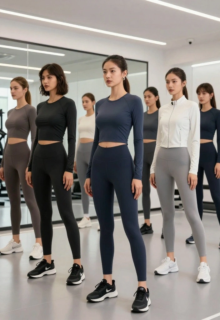 21 Modest Workout Outfit Ideas for Every Fitness Activity: Gym, Yoga, Running, and More - 20. Minimalist Trend: Simple Yet Chic 1