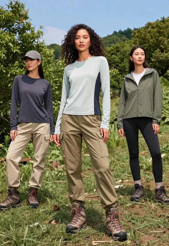 21 Modest Workout Outfit Ideas for Every Fitness Activity: Gym, Yoga, Running, and More - 8. Stylish Outdoor Hiking Outfit 1