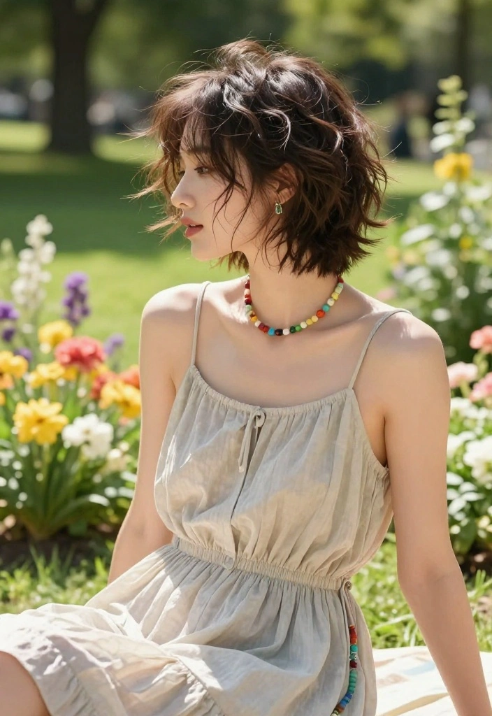 21 Simple Hot Weather Hairstyles Perfect for Short Hair - 1. The Messy Bun 1
