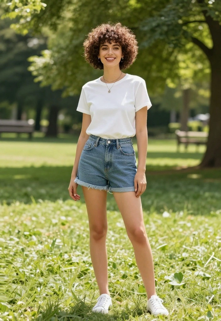 21 Simple Hot Weather Hairstyles Perfect for Short Hair - 16. Curly Pixie 1