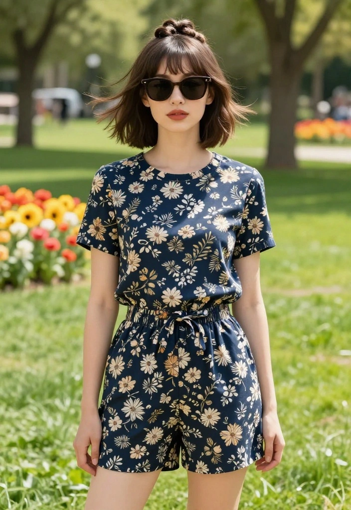 21 Simple Hot Weather Hairstyles Perfect for Short Hair - 3. Half-Up, Half-Down Twist 1
