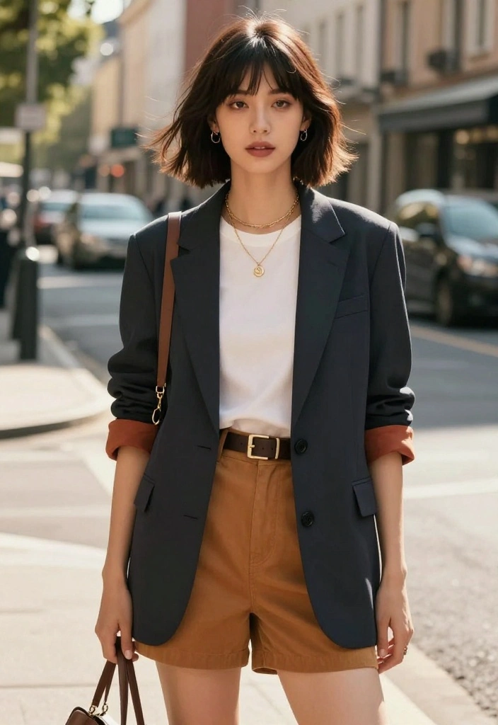 21 Simple Hot Weather Hairstyles Perfect for Short Hair - 6. Side-Swept Bangs 1