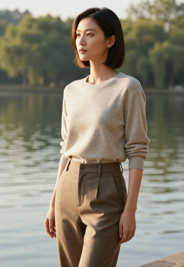 21 Simple Lake Hairstyles That Are Perfect for Short Hair - 11. Sleek and Straight 1