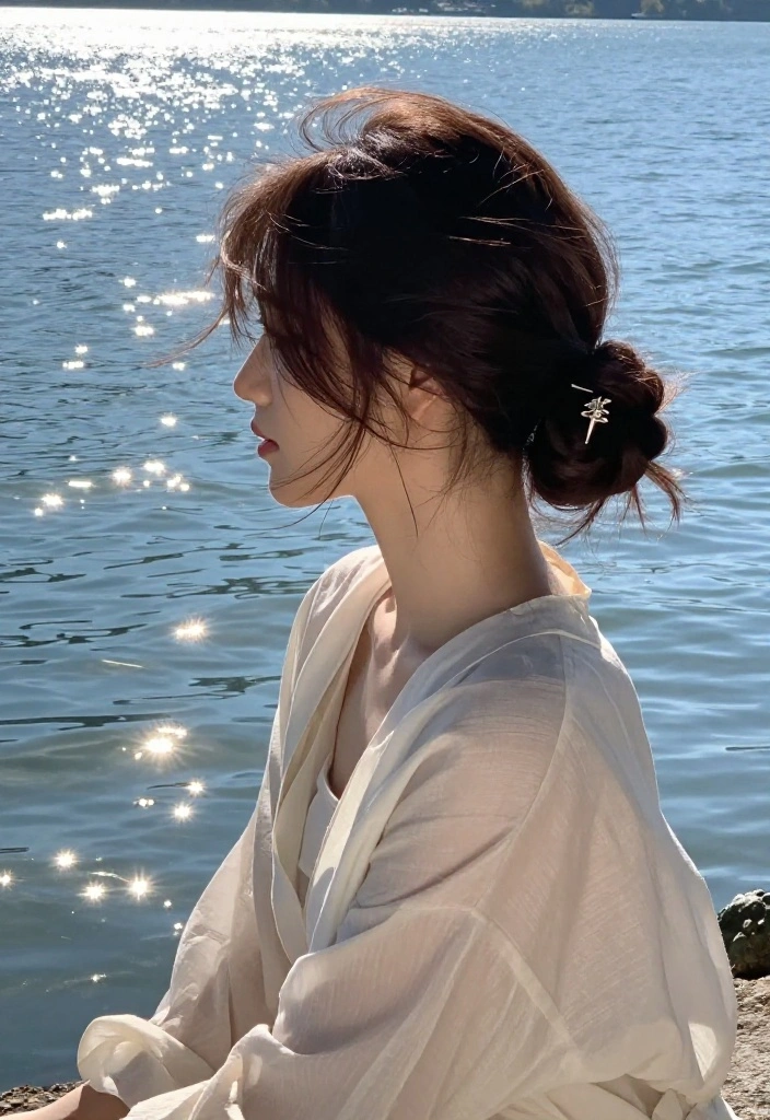 21 Simple Lake Hairstyles That Are Perfect for Short Hair - 16. Relaxed Updo 1