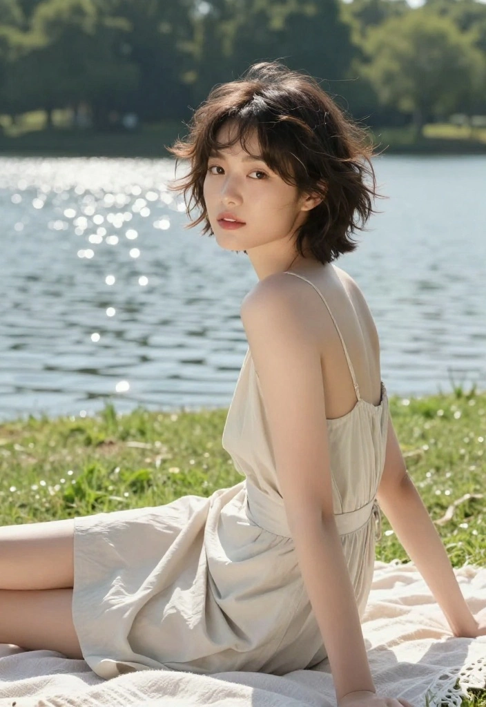 21 Simple Lake Hairstyles That Are Perfect for Short Hair - 4. Effortless Waves 1