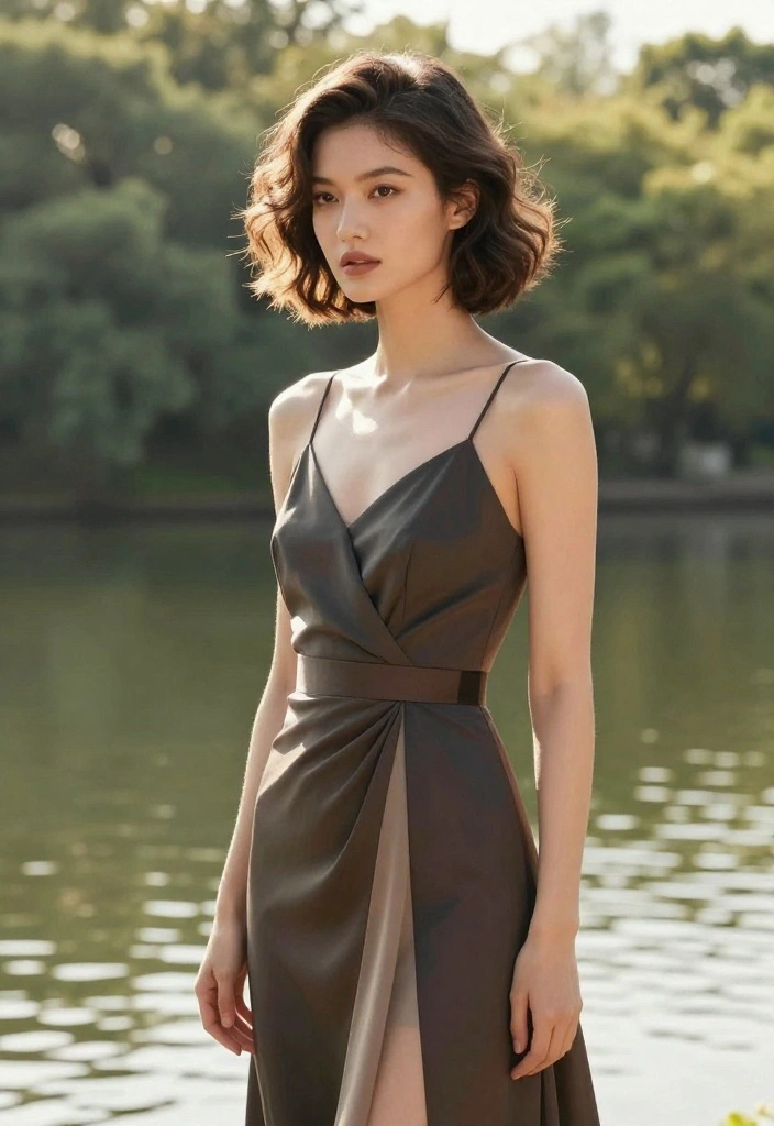 21 Simple Lake Hairstyles That Are Perfect for Short Hair - 9. Side-Swept Elegance 1