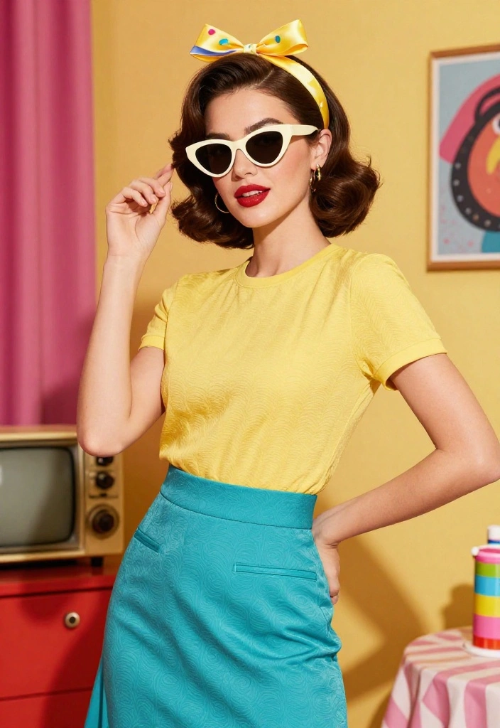 21 Vintage-Inspired Hairstyles with Ribbon for a Classic Feel - 19. The Vintage Retro Bob 1
