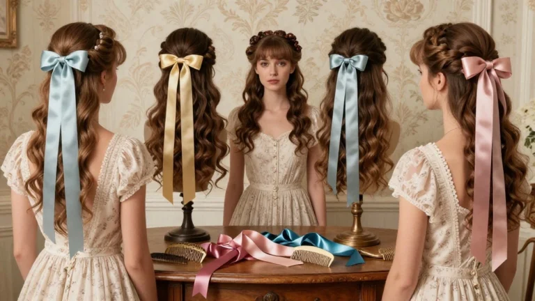 21 Vintage-Inspired Hairstyles with Ribbon for a Classic Feel