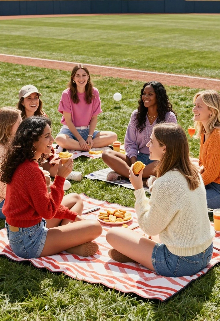 25 Cute Softball Game Outfits to Wear as a Spectator - 22. Cozy Knitwear for Relaxed Days 1