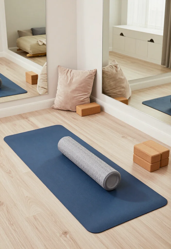 25 Home Gym Ideas to Build the Perfect Workout Space in Any Room of Your House - 14. Flexibility and Mobility Zone 1