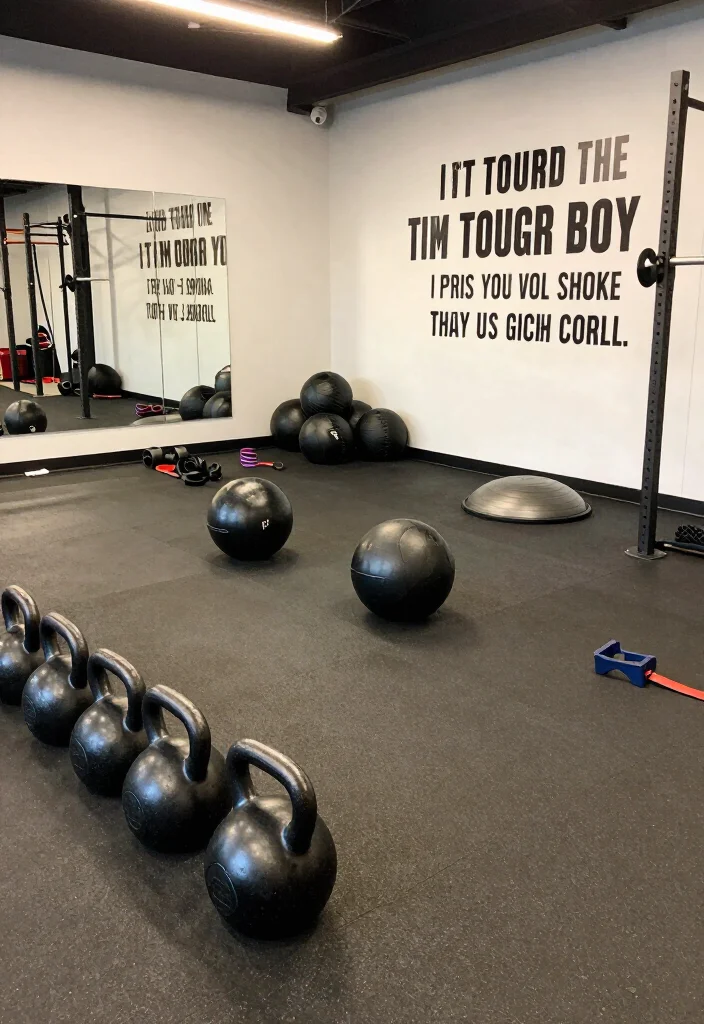 25 Home Gym Ideas to Build the Perfect Workout Space in Any Room of Your House - 19. Functional Circuit Training Space 1