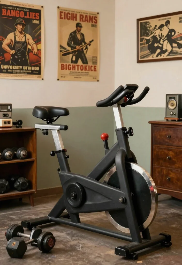 25 Home Gym Ideas to Build the Perfect Workout Space in Any Room of Your House - 21. Stylish Vintage Gym 1