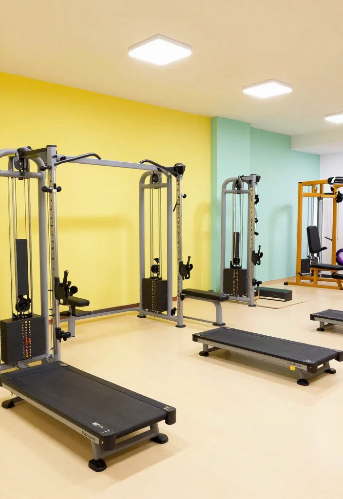25 Home Gym Ideas to Build the Perfect Workout Space in Any Room of Your House - 22. Creative Multi-Purpose Fitness Room 1