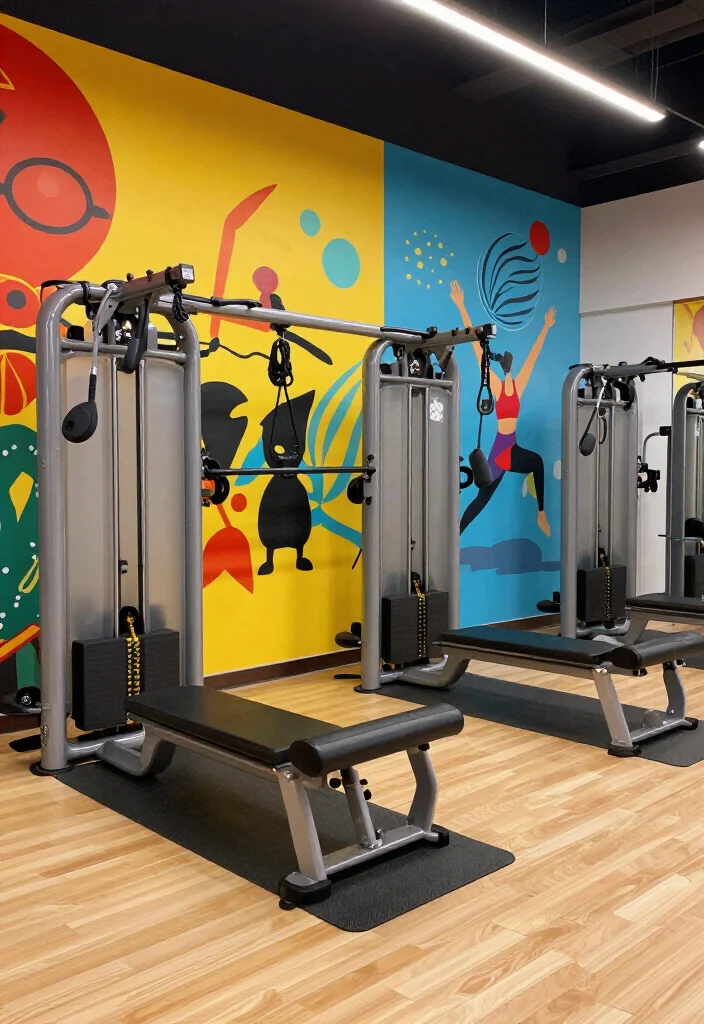 25 Home Gym Ideas to Build the Perfect Workout Space in Any Room of Your House - 23. Artistic Fitness Studio 1