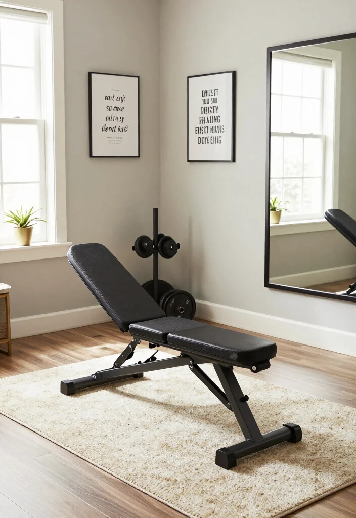 25 Home Gym Ideas to Build the Perfect Workout Space in Any Room of Your House - 5. Stylish Spare Room Gym 1