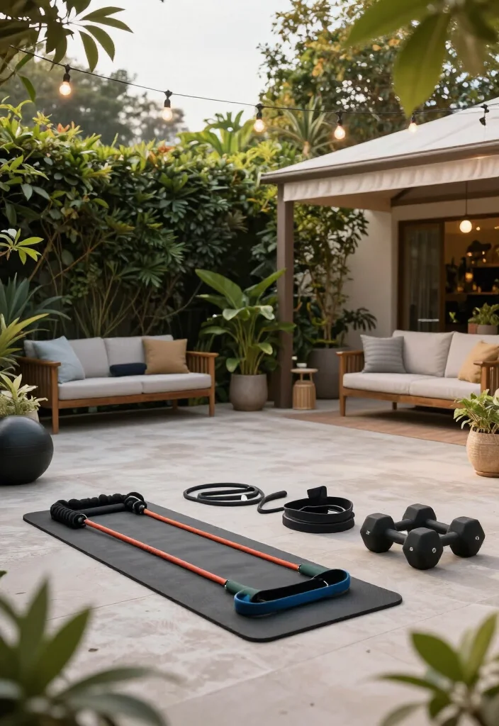25 Home Gym Ideas to Build the Perfect Workout Space in Any Room of Your House - 6. Outdoor Workout Retreat 1