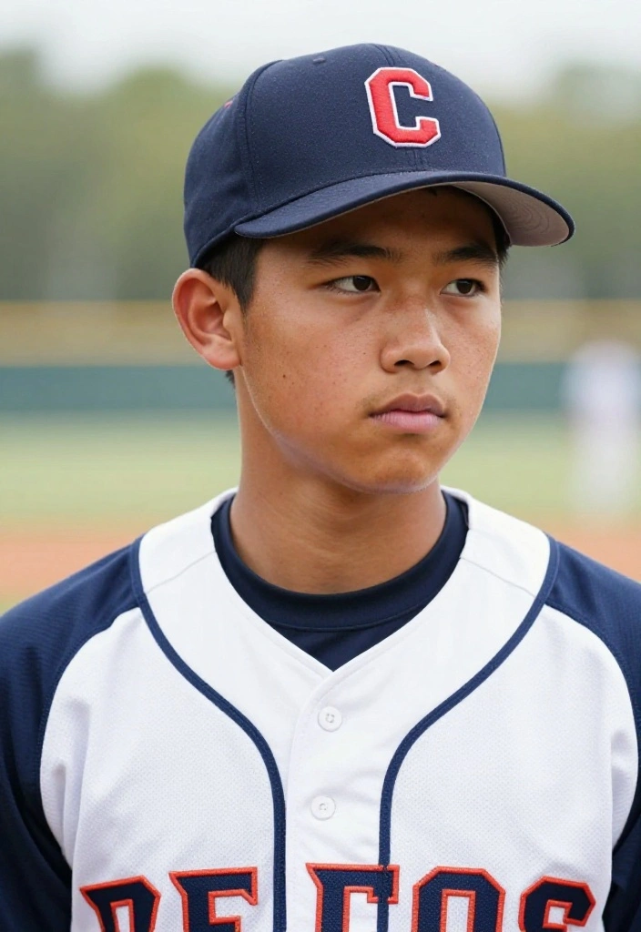 30 Baseball Senior Photo Ideas That Capture the Spirit of the Game - 18. The Face of Determination 1