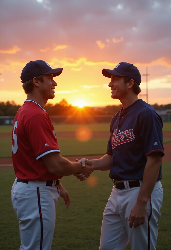 30 Baseball Senior Photo Ideas That Capture the Spirit of the Game - 28. Spirit of Sportsmanship 1