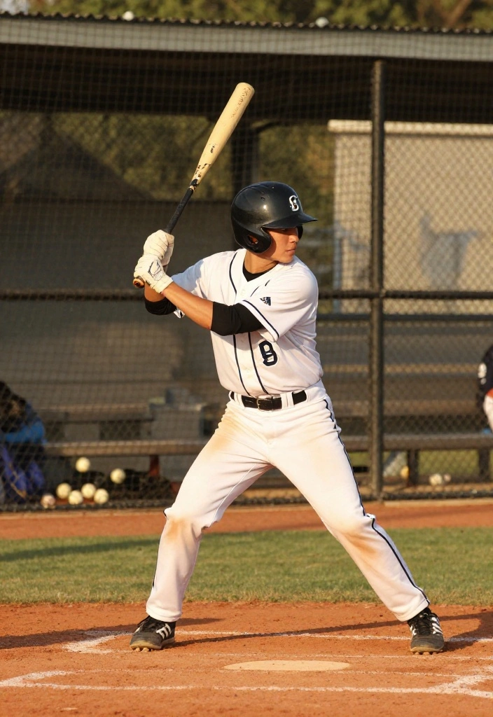 30 Baseball Senior Photo Ideas That Capture the Spirit of the Game - 3. Batting Practice Portraits 1