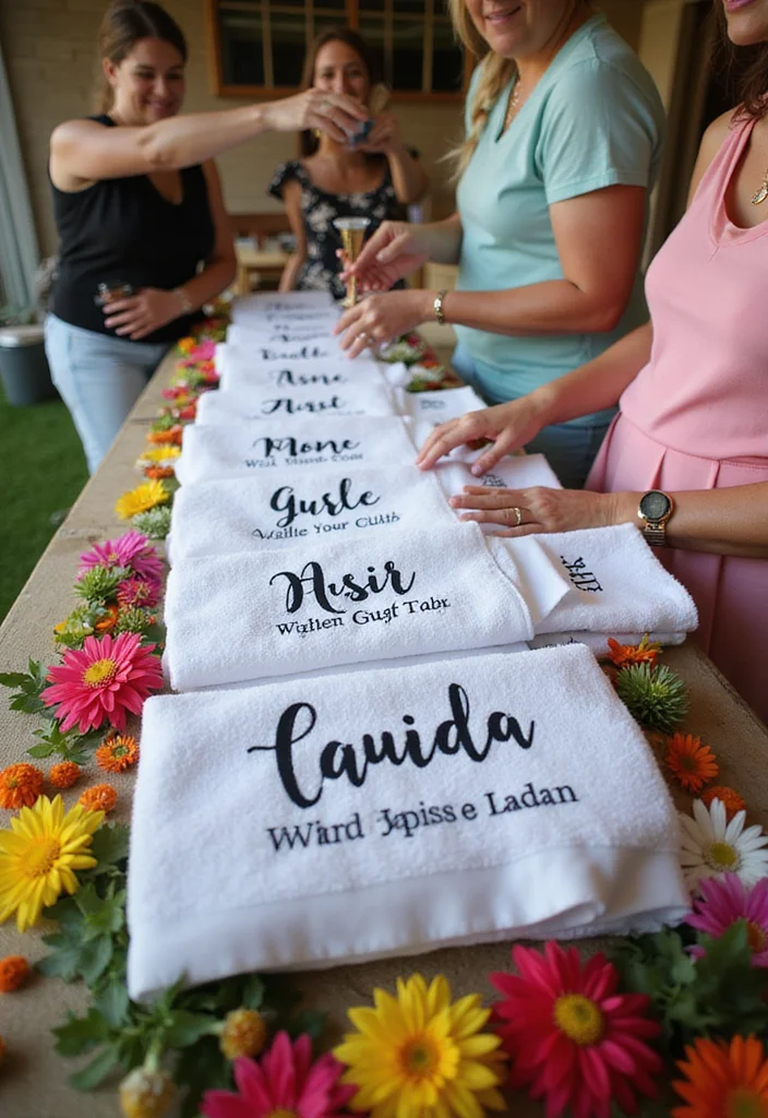 30 Creative Golf Party Decorations That Will Wow Your Guests - 13. Personalized Golf Towels 1